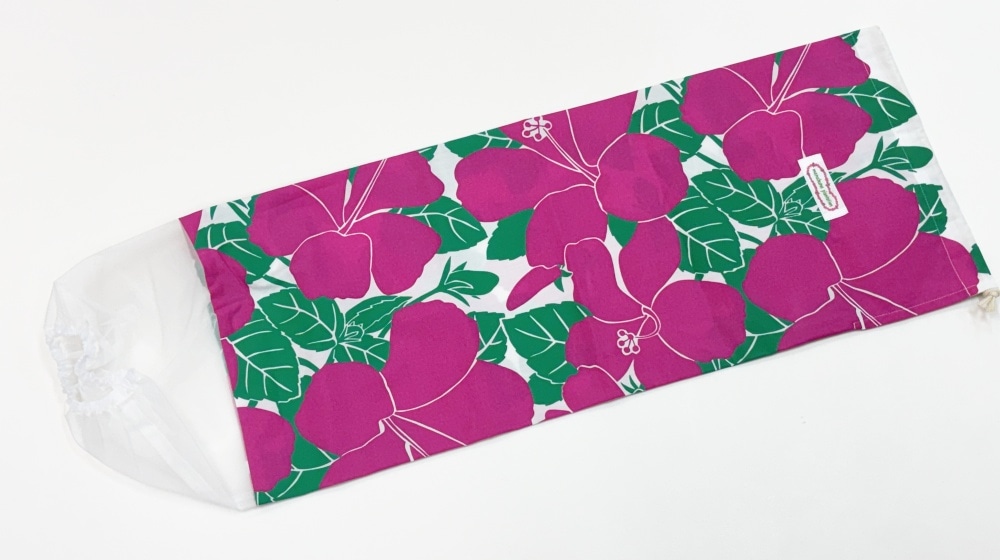 パウケース［プリティーレッドハイビスカス　ホットピンク］