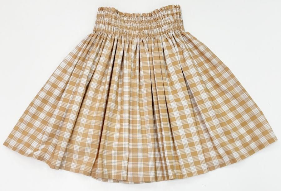 オリジナルケイキパウスカート２.5ｍパウスカート55cm丈　パラカチェック [ベージュ]