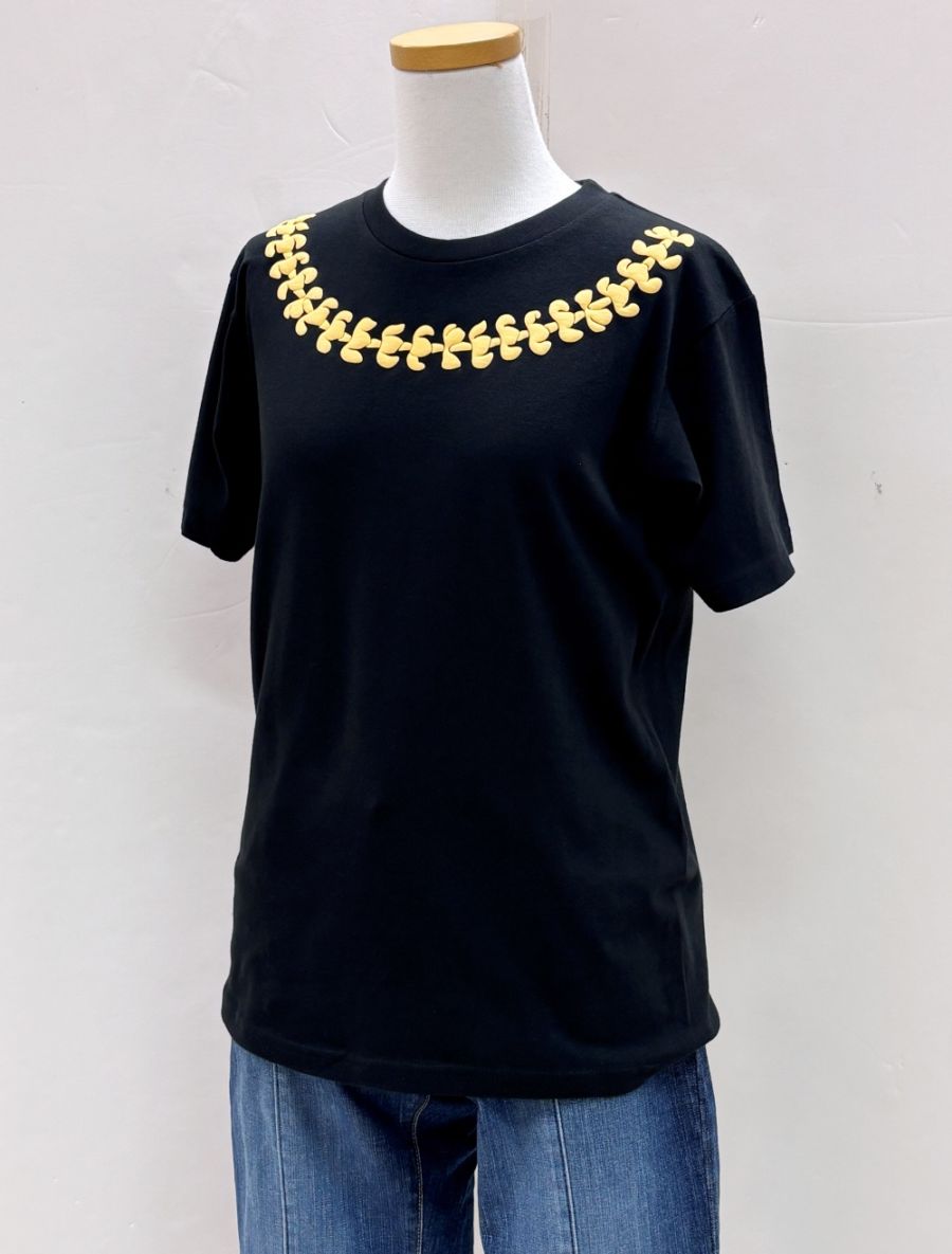 Lei pua kenikeni レイプアケニケニ Tシャツ 半袖      ［ブラック］