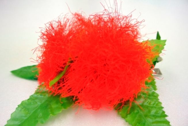 レフアヘアクリップ［レッド］ | ヘアアクセサリー | | フラ