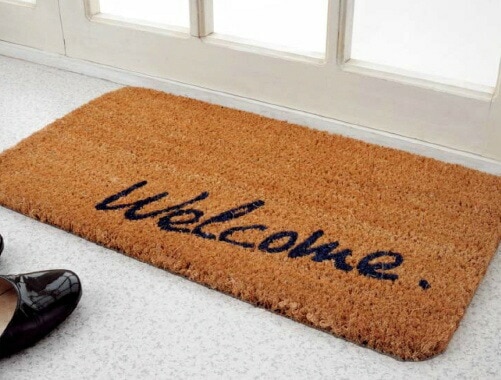 �����䡼�ޥå�/���إޥå� ������ �����륫�� welcome 60��33cm ����ѥ��� �ʥ��ڡ��� ������ �������� ������ �����ޥåȡ������䡼�ޥåȡ������ǥ�ޥåȡ�����ȥ�󥹥ޥå� ����ץ� �ʥ����� ���� ���� �ޥ󥷥���ZO-WECOMASI��