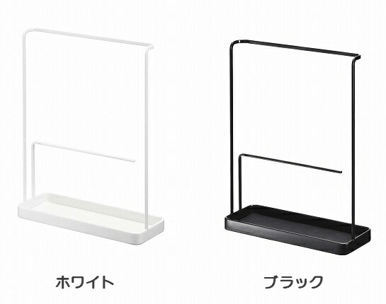 サングラス&アクセサリースタンド タワー ホワイト ブラック