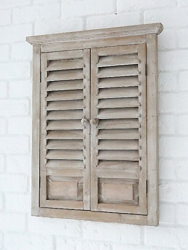 ゴルド ルーバーミラー L シャビーシック アンティーク フレンチ KK-26 ゴルド ルーバーミラー L シャビーシック アンティーク フレンチ KK-26