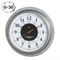 ウォールクロック ノースロップ G-30 ダルトン DULTON K725-927WD  ラウンド 円形 丸型 ウォールクロック シルバー 掛け時計 時計 掛時計 壁掛け 壁掛け時計 新築祝い かわい