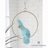 ステイリング・パロット インコ ブルー 小鳥 ことり コトリ 鳥 とり トリ バード bird ブルー コベントガーデン COVENT GARDEN BK-53  小物 オブジェ 置き物 置物 オブジ