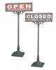 【送料無料】 【DOULTON】 ダルトン  オープンクローズサインスタンド  OPEN-CLOSED SIGN STAND【DU-S355-83】