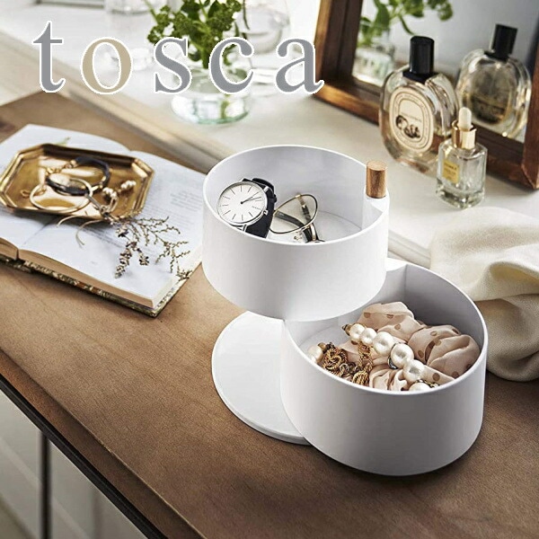 アクセサリー wassa 山崎実業 tosca 蓋付きアクセサリートレー トスカ 5段