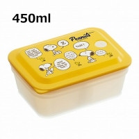 スヌーピー 保存容器 コンテナ 450ml PEANUTS 弁当箱 ともだち ピーナッツ SNOOPY　タッパー 抗菌 パッキン 一体成型 ふわっと  ホワイト キャニスター キッチン用品 食器 調理