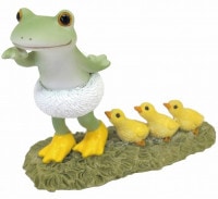 Copeau コポー アヒルごっこ アヒル あひる  小物 オブジェ カエル 置き物 置物 オブジェ 蛙 フロッグ FROG ガーデン雑貨 インテリア雑貨 小物 マスコット ミニチュア 71749【Z