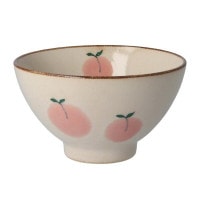 ご飯茶碗 飯碗 ミュリール murir もも 桃 モモ  izawa 井澤 日本製 ご飯茶碗 お茶碗 ご飯茶碗 お茶わん お椀 食器 キッチン雑貨 日本製 美濃焼 かわいい【DH-115513】