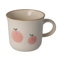 マグカップ ミュリールもも 桃 モモ ピーチ murir  izawa 井澤 日本製 美濃焼 マグカップ マグ 陶器 食器 キッチン おしゃれ かわいい【DH-115515】