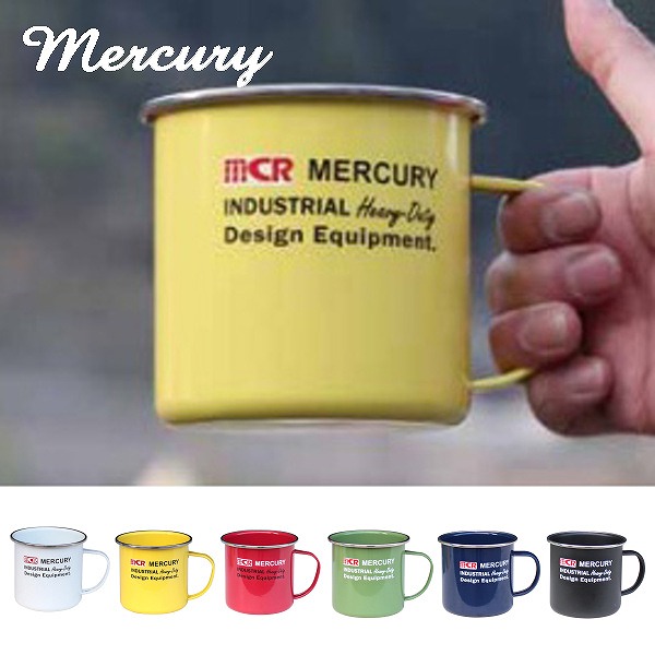 独特な マーキュリー エナメルナマグ ENAMEL マグカップ 琺瑯 mercury バーベキュー・調理用品