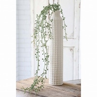 フェイクリーフ フェイクグリーン  造花 ロンググリーンネックレス インテリアグリーン 人工観葉植物 造花 イミテーション フラワー【インテリア】オシャレな部屋作りに　素材　パーツ インテリアグリーン