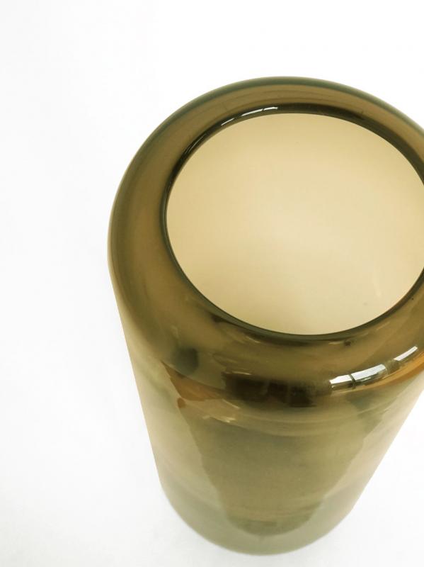 花瓶 大きい ビッグベース パゴダ ブラウン【アクシス/Homestead