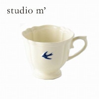 STUDIO M スタジオエム スタジオM 食器 アーリーバード マグ マグカップ つばめ ツバメ EARLY BIRD 日本製 ホワイト 陶器【ギフト】【ナチュラル】【スタジオm】【スタジオエム　食