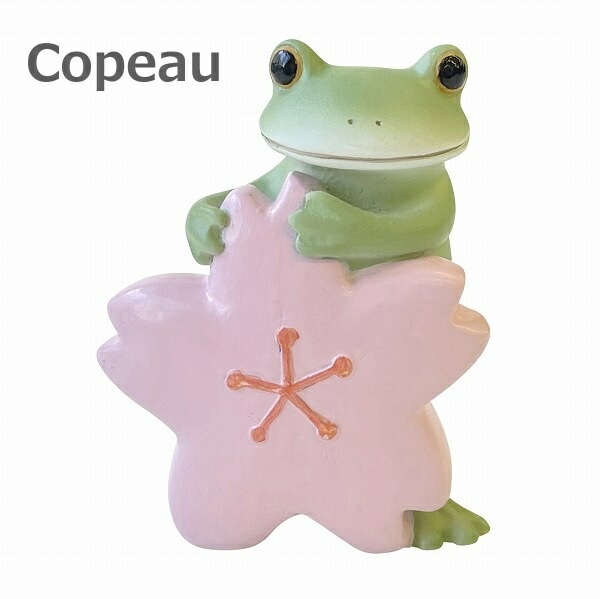 コポー 桜 桜の花とハイポーズ さくら Copeau 73424<br> 置物 小物