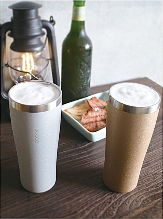 タンブラー ステンレスタンブラー 420ml 保温 保冷 ROCCO ロッコ