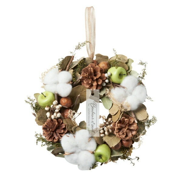 クリスマスリース 2点　KO Xmasリース2023 (森) | 花菜Jun