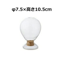 バルーン型 シードボトル 高さ10.5cm 22713 φ7.5×高さ10.5cm 容器 耐熱ガラス インテリア 小物入れ 置物 ガラスドーム 展示用ガラスドーム 店舗什器 ディスプレイ アンティーク