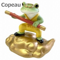 コポー 西遊記 孫悟空 そうごくう 73802 Copeau 雑貨 置き物 置物 オブジェ ガーデン雑貨 インテリア雑貨 小物 マスコット ミニチュア かえる カエル フロッグ frog【ZV-738