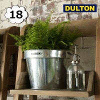 ガルバナイズド ポットカバー 18 ダルトン DOULTON K865-1095-18 GALVANIZED POT COVER 18   インテリアやガーデンニング用に 鉢カバー植木鉢 ポット アン