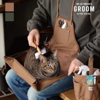 �����å��ץ��� ���꡼�� �֥饦�� ���롼�� GROOM APRON �ڥå��Ѥ������쥨�ץ��� �ڥå� ������ ���ץ��� �֥�å��� ���ڤ� ���ʻȤ� ���� ǭ cat �ͥ� �ͤ� �� ���� dog �����ƥ��Ǽ �������å���CRE-97231-003��