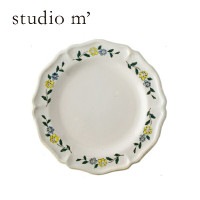スタジオエム STUDIO M' ラヴィゴット 200プレート ravigote plate スタジオエム 食器 ギフト カフェ キッチン メイン 皿 北欧 ナチュラル おしゃれ ヴィンテージ フラワ
