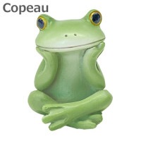 Copeau コポー カエル コポー ミニサイズ あぐら ダイカイ 74315 かえる 小物 オブジェ カエル 置き物 置物 オブ  ジェ 蛙 フロッグ FROG ガーデン雑貨 インテリア雑貨 小物 