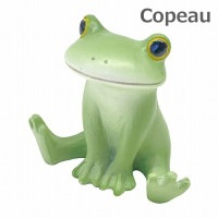 Copeau コポー カエル コポー ミニサイズ 開脚座り ダイカイ 74317 かえる 小物 オブジェ カエル 置き物 置物 オブ  ジェ 蛙 フロッグ FROG ガーデン雑貨 インテリア雑貨 小物