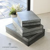 �᥿������С��ܥå��� 3�����å� ���٥�ȥ����ǥ� COVENT GARDEN BW-19 ����ƥ�������  ��ʪ���� ��Ǽ BOX �ܥå��� ����������� ��ʪ���� ������̵�� �ۡ�ZC-BW-19��