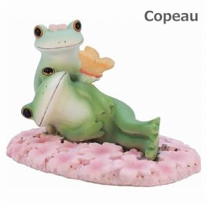 ま*ろ様 ダイカイ【Copeau】かえるのコポー 置物 ＊テント/カップル/こけ Amazon.co.jp: ダイカイ コポー テントキャンプカップル 6.4×6.1