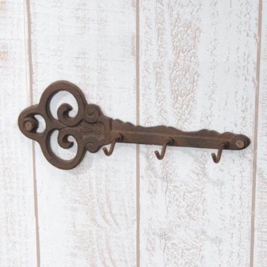 〈アンティーク調〉壁掛けキーフック ハンドメイド キーフック　壁掛け ウォールフック アンティーク調 ハンドメイド 家具 NY