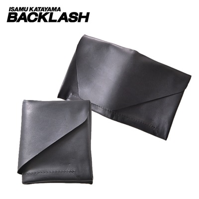 ISAMUKATAYAMA BACKLASH (イサムカタヤマバックラッシュ) GUIDI オイルカーフ 3つ折り財布-MERCURY Qube / マーキュリー キューブ