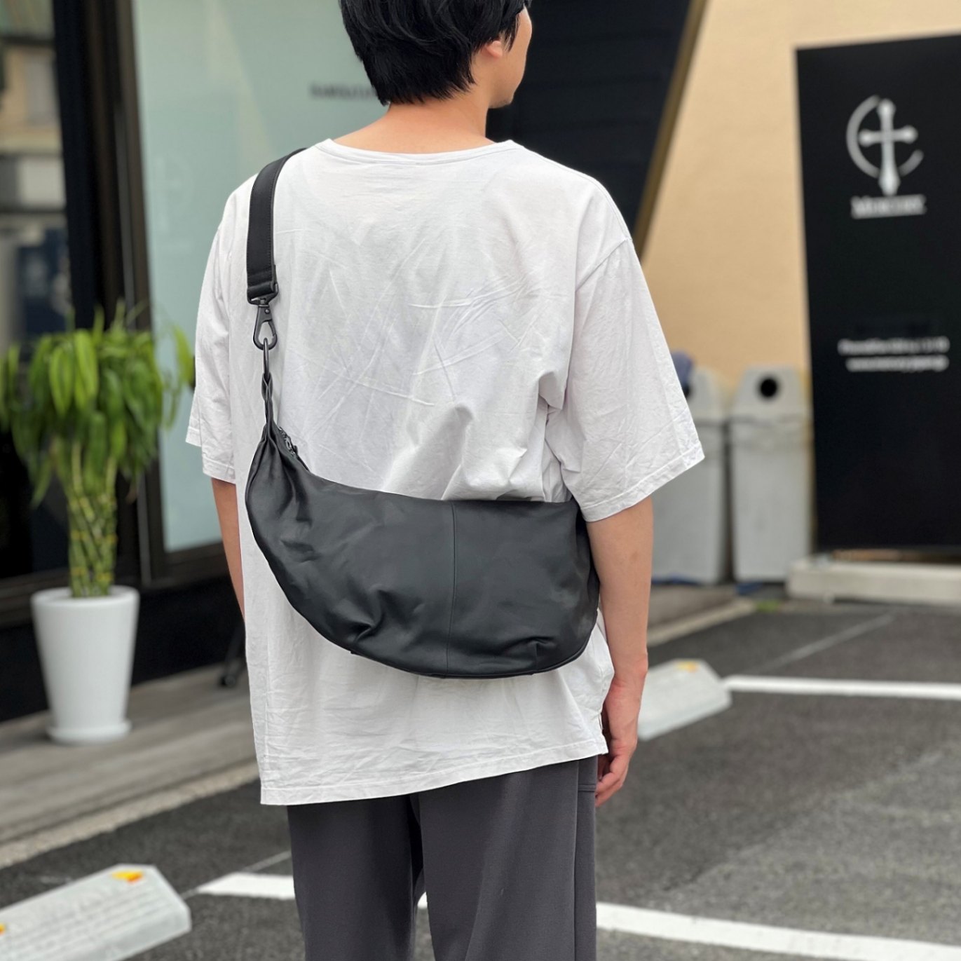 BACKLASHダブルショルダーバナナバッグ （ISAMU KATAYAMA BACKLASH  