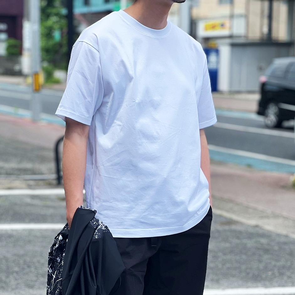 junhashimoto(ジュンハシモト) CU23 101RELAX CREW T WHITE