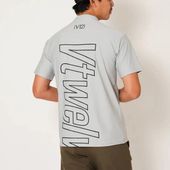 V12(ブィ・トゥエルブ) BACK O/L MOCK　メンズ モックネック 吸水速乾/ GRAY(15)