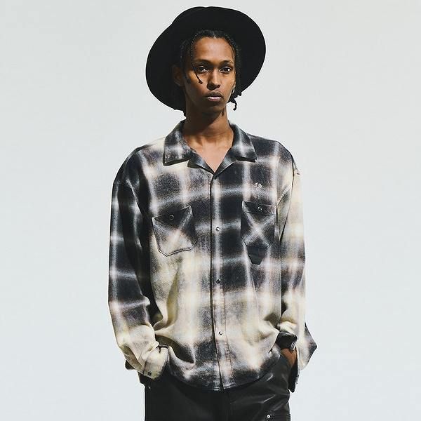 FORSOMEONE（フォーサムワン）BLEACH OMBRE SHIRT/O.White