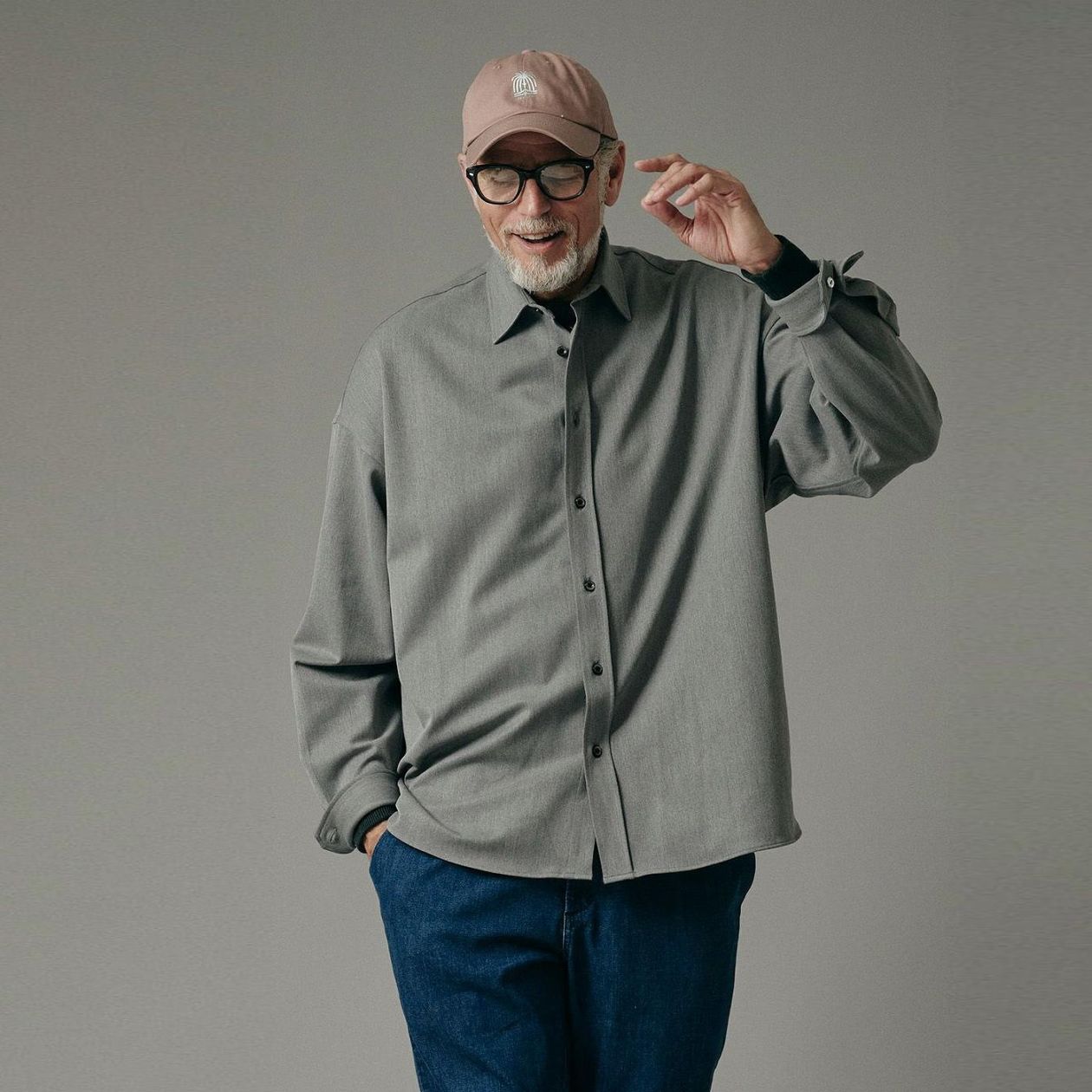 junhashimoto(ジュンハシモト) MEGA BIG SHIRT / M.GREY