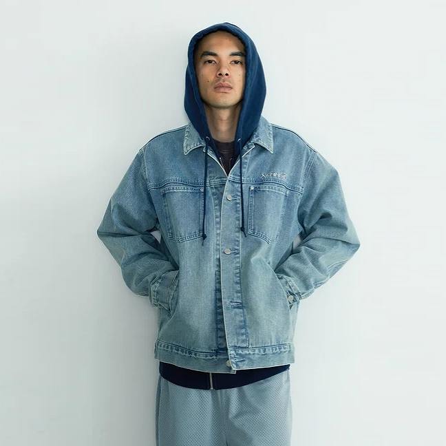 XLARGE(エクストララージ) EMB DENIM JACKET/ LtINDIGO