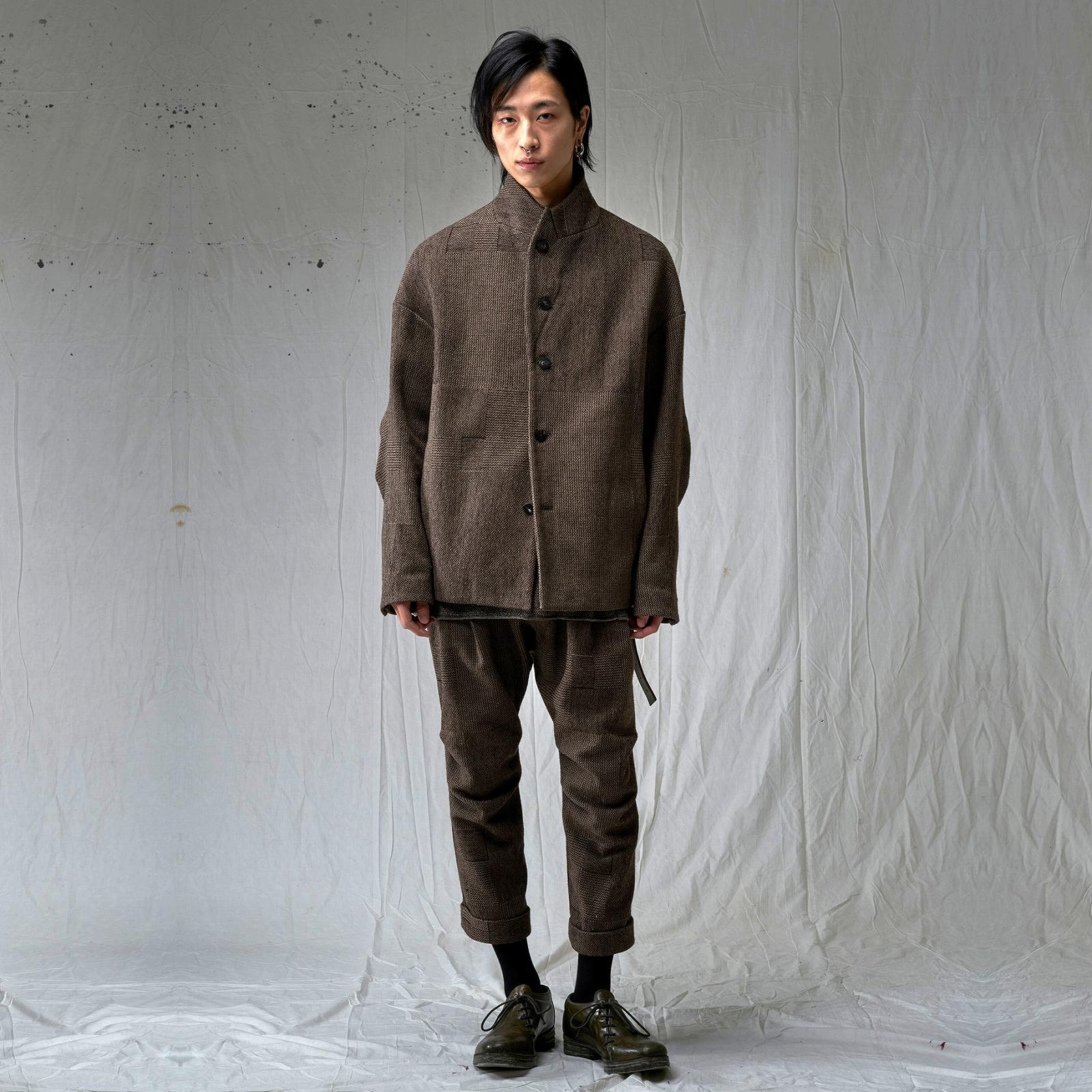 DEVOA（デヴォア） Cropped Pants /MIXED BROWN | DEVOA