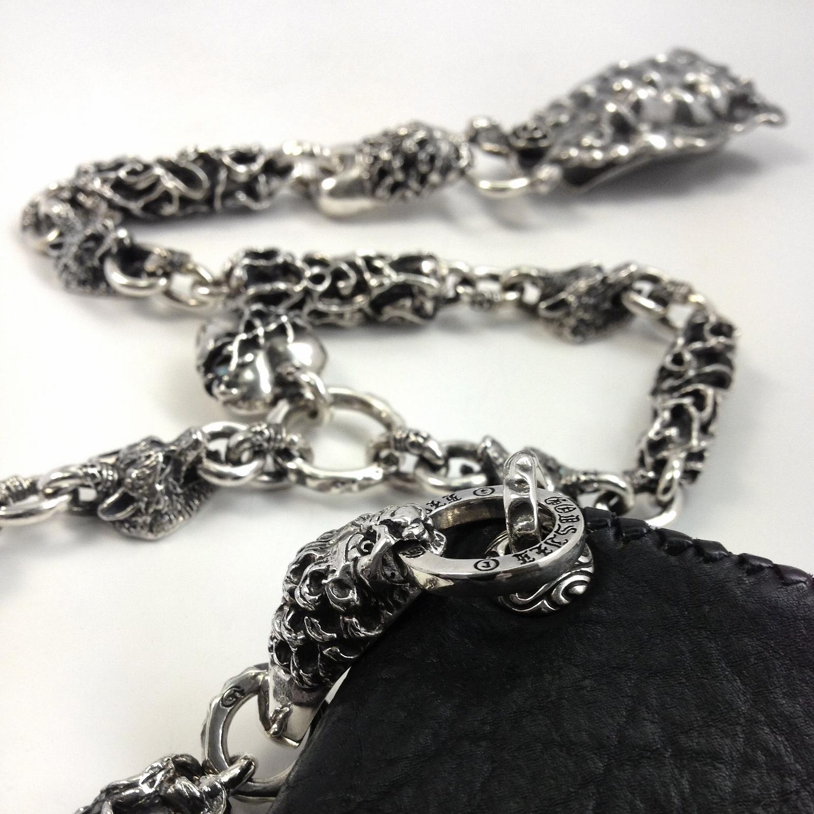 受注生産品】GODSIZE(ゴッドサイズ) SIX WOLVES WALLET CHAIN w