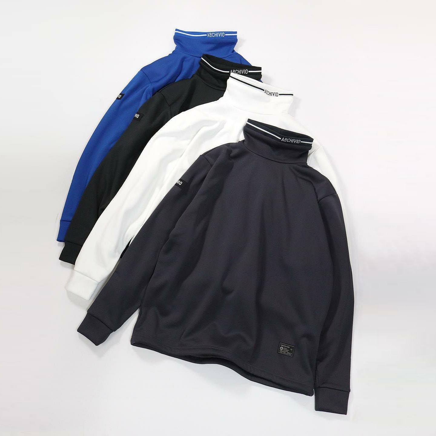 ✨希少✨アルチビオ 襟付きプルオーバー 起毛 異素材ドッキング 秋冬 40 BEFTEY / おませさんのチーティングつなぎ(ブルー)