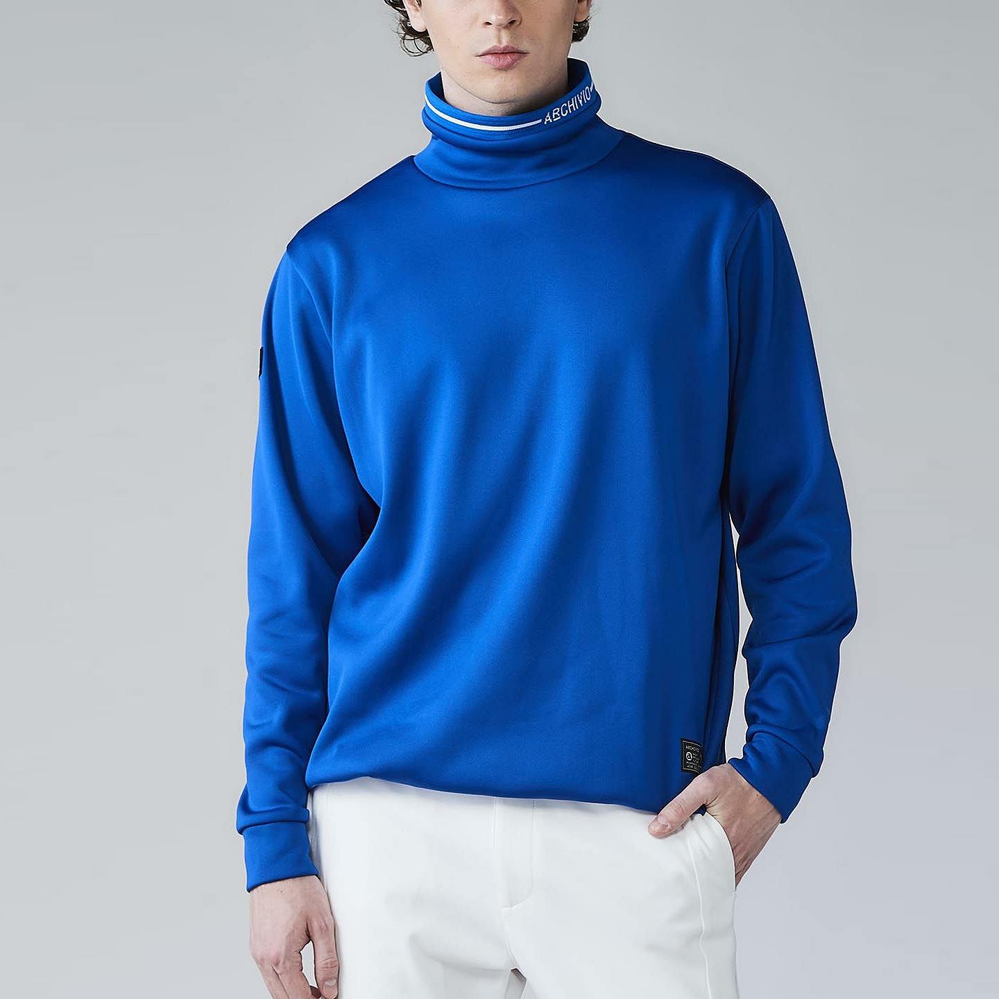 ARCHIVIO(アルチビオ)裏起毛ボトルネックプルオーバー/ブラック