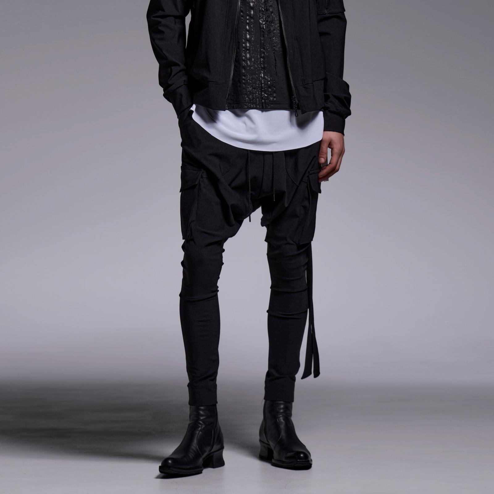 パンツ kiryuyrik Punch Roma Jersey Saruel Pants kiryuyrik - 【予約品 7月13日(日) 締切】Sarrouel Bondage Pants