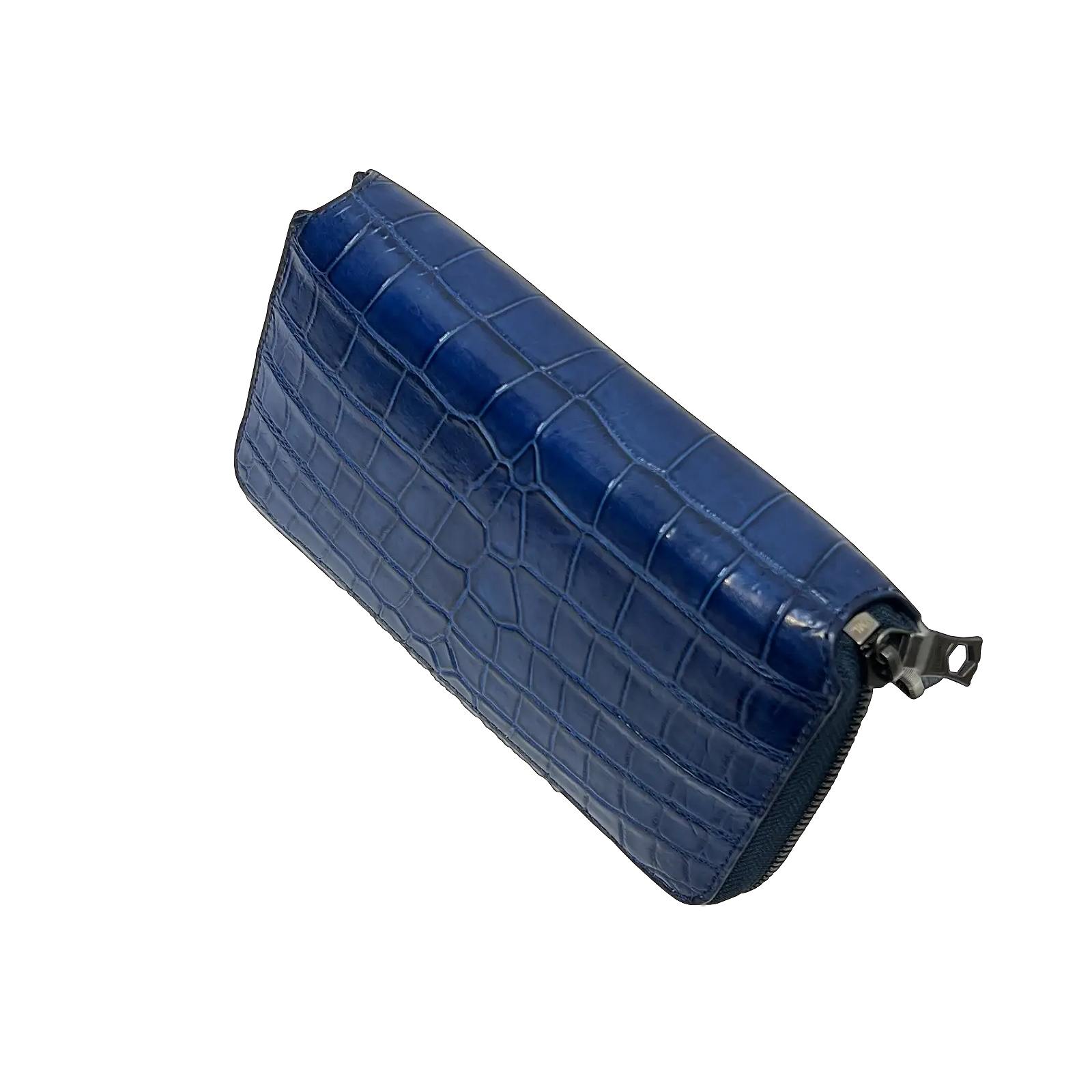 vermilion（バーミリオン) CROCO ROUNDFASTNER LONGWALLET