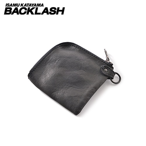 ISAMU KATAYAMA BACKLASH - CROCODILE COIN PURSE / ブラック