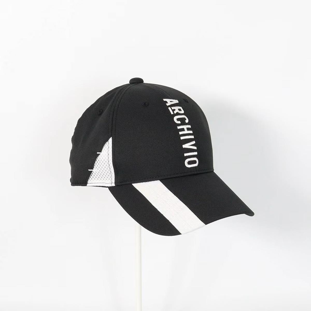 ARCHIVIO(アルチビオ)メッシュバイカラーキャップ/BLACK(001