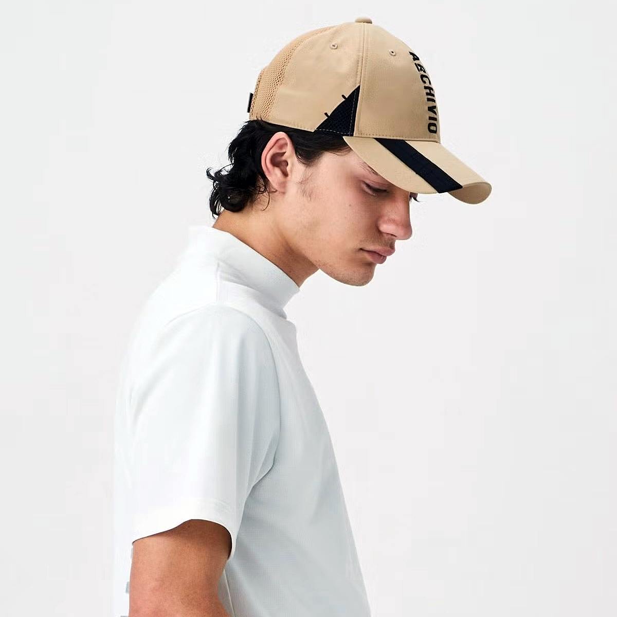 ARCHIVIO(アルチビオ)メッシュバイカラーキャップ/BLACK(001