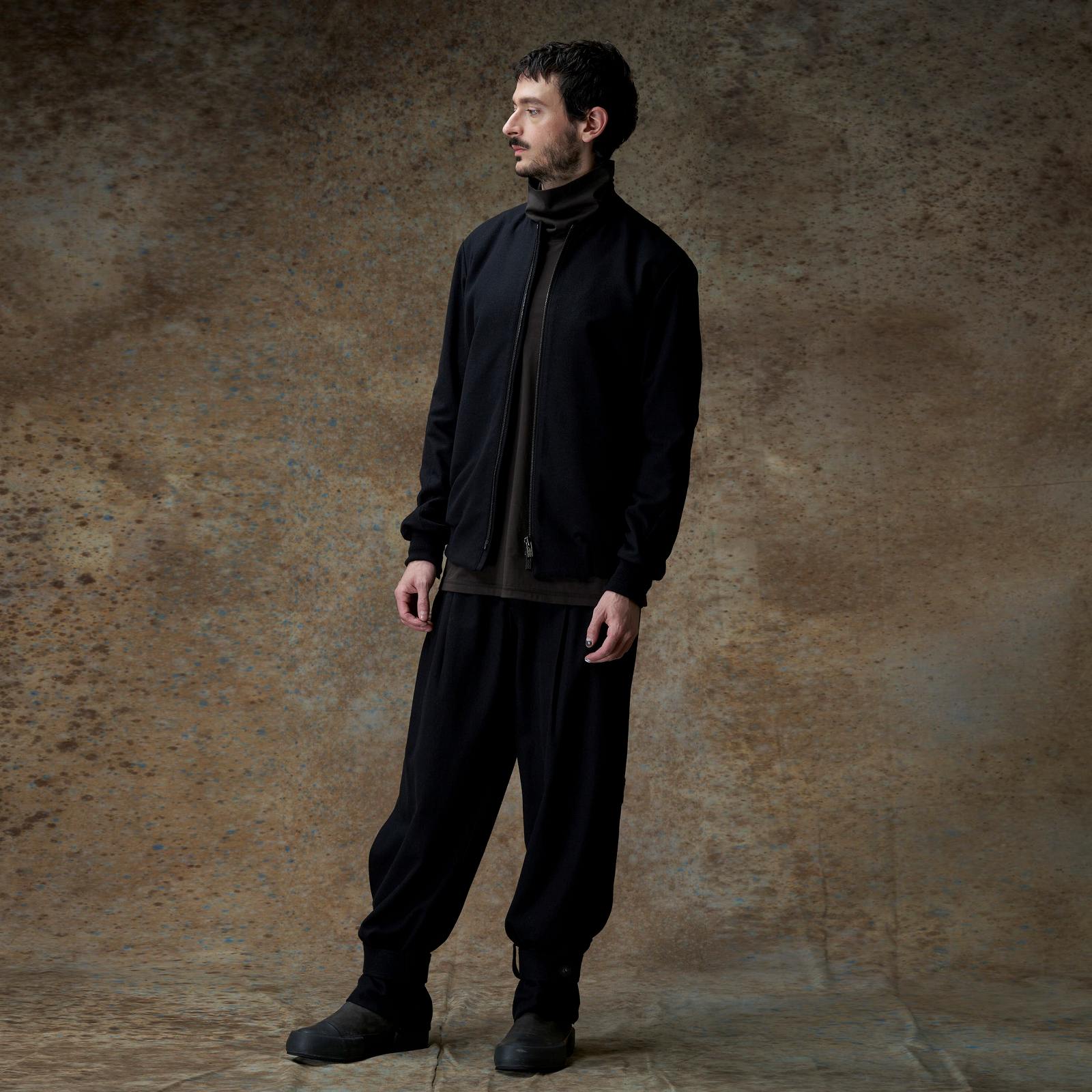 DEVOA（デヴォア）Jacket cashmere・silk/ BLACK | DEVOA（デヴォア