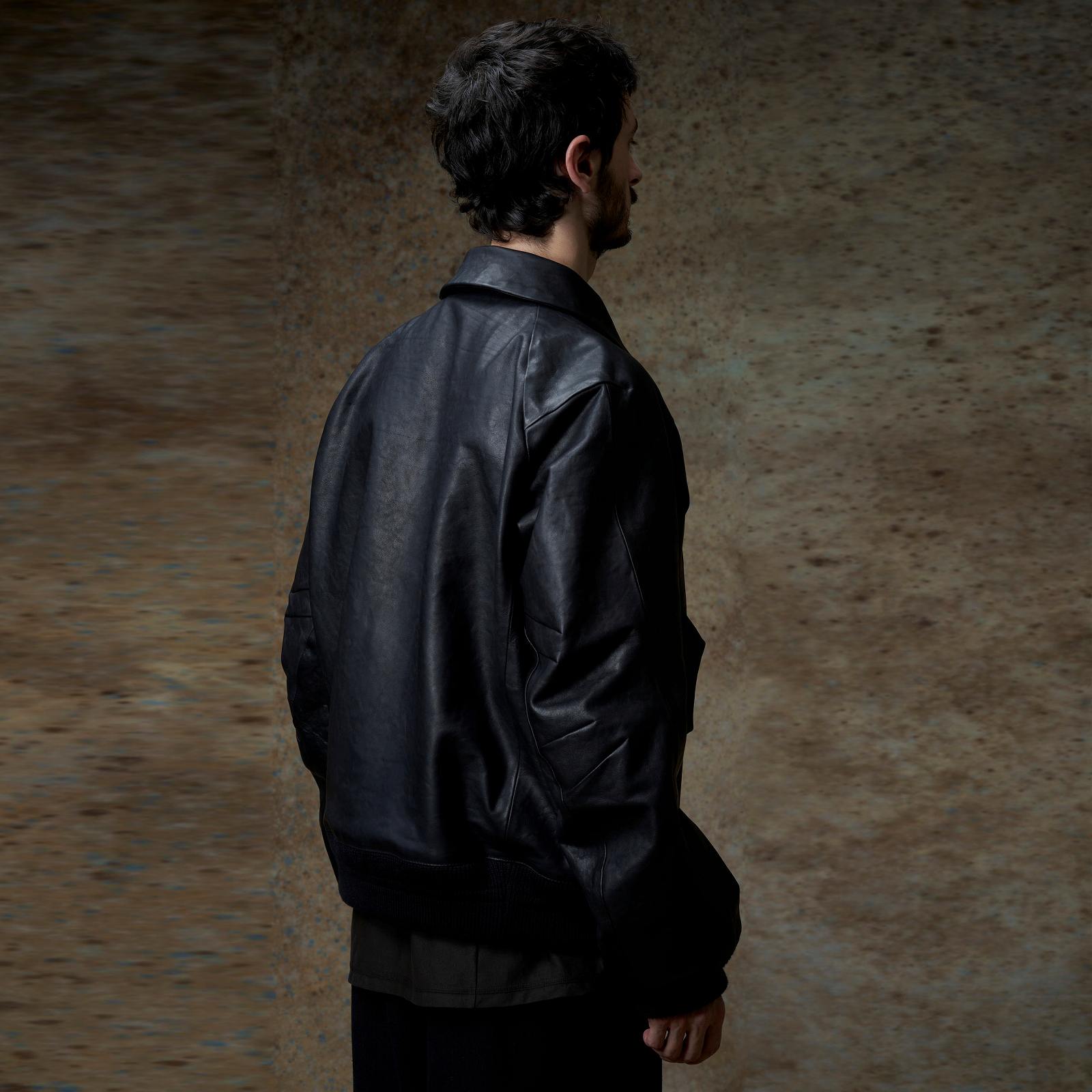 DEVOA（デヴォア）Leather jacket Loose fit/ BLACK | DEVOA（デヴォア